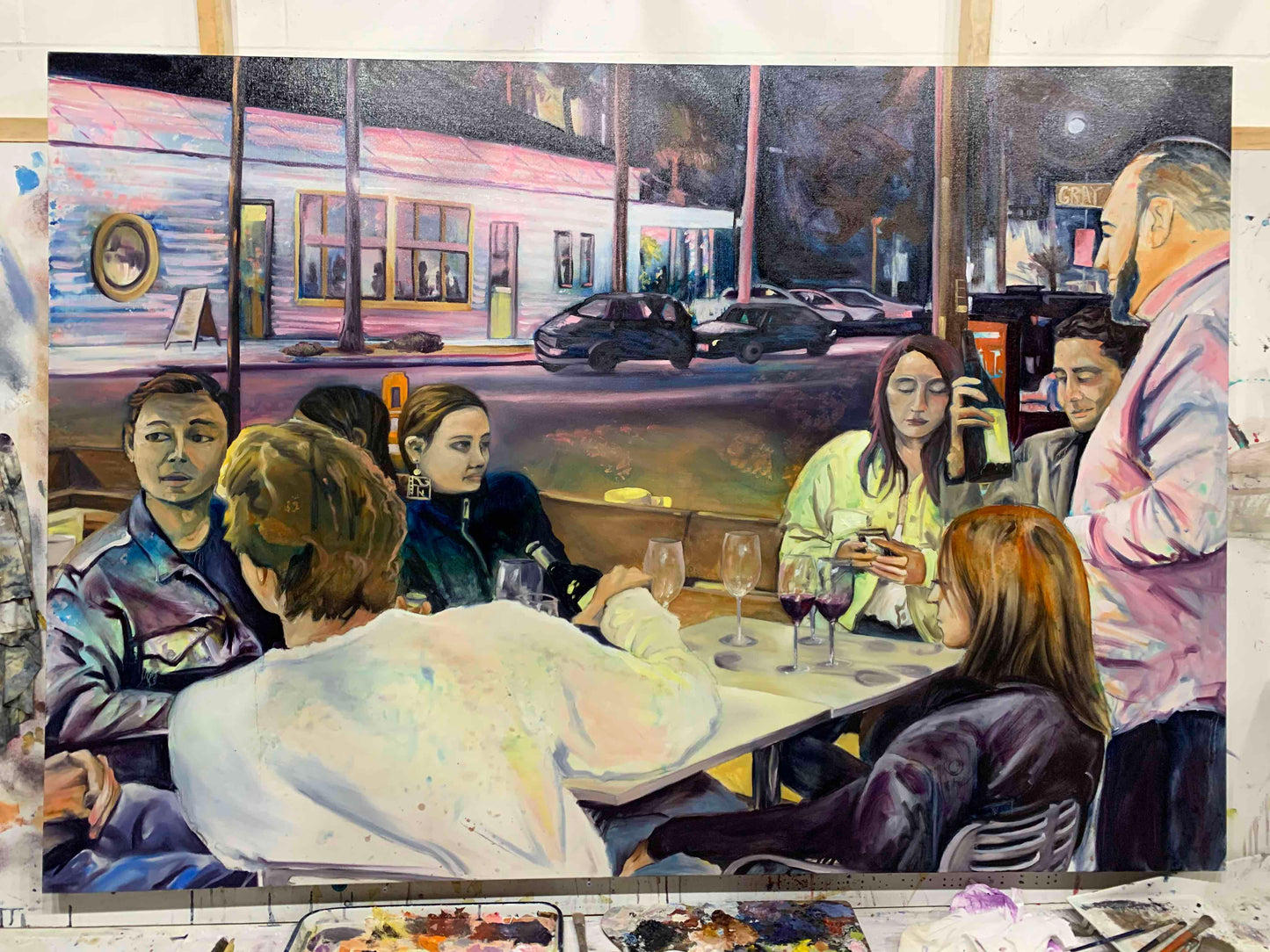Dinner With Friends(Oil)